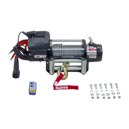 Лебёдка автомобильная электрическая 12V Magnum 12000 lbs 5443 кг (стальной трос)