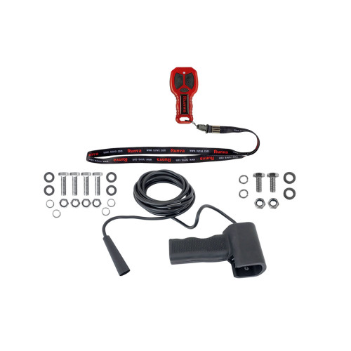 Лебёдка автомобильная электрическая 12V Runva 12500 lbs 5670 кг влагозащищенная, стальной трос