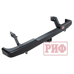 Бампер РИФ силовой задний Mazda B2500/BT50, Ford Ranger T5 2006-2010 с квадратом под фаркоп 