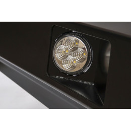 Бампер РИФ силовой передний Nissan Navara D40/Pathfinder R51 (2004-2009) с доп. фарами и защитной дугой 