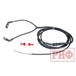 Бампер РИФ силовой задний Toyota Hilux 2005-2014 с квадратом под фаркоп и фонарями