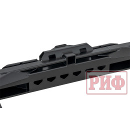 Бампер РИФ силовой задний Toyota Hilux 2005-2014 с квадратом под фаркоп и фонарями