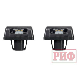 Бампер РИФ силовой задний Toyota Hilux 2005-2014 с квадратом под фаркоп и фонарями