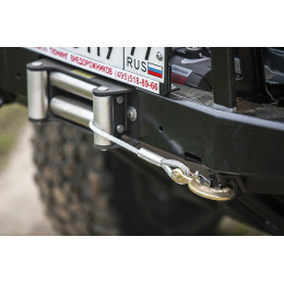 Бампер РИФ силовой передний УАЗ Хантер усиленный с защитной дугой