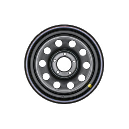 Диск усиленный Ленд Ровер Дискавери 2 стальной черный 5x120,65 7xR16 ET+35