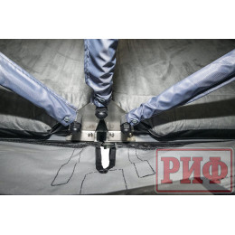 Палатка на крышу автомобиля РИФ Soft RT01-120, тент серый, 400 г, 120х120х30 см