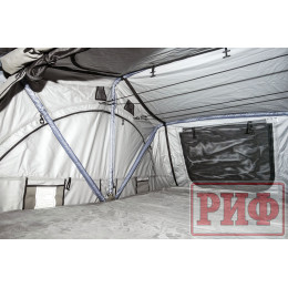 Палатка на крышу автомобиля РИФ Soft RT01-120, тент серый, 400 г, 120х120х30 см