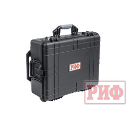 Кейс защитный ударопрочный РИФ 616х493х220 мм на колесах с телескопической ручкой IP55