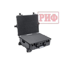 Кейс защитный ударопрочный РИФ 616х493х220 мм на колесах с телескопической ручкой IP55