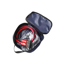 Лебёдка переносная РИФ 9500 c площадкой в квадрат для фаркопа и проводами (в сборе)