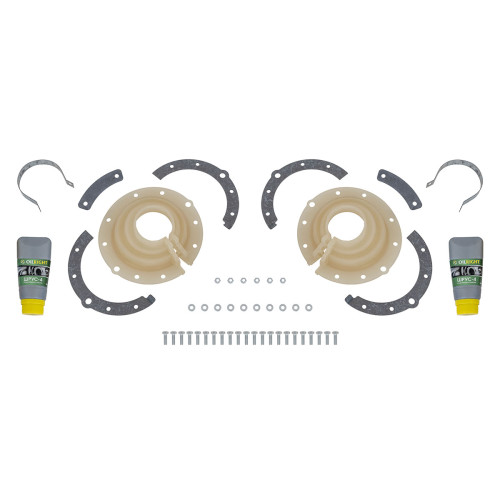 Пыльник поворотного кулака нов.обр. УАЗ с мостами Тимкен, Спайсер, Гибридный (2 шт.) прозрачный