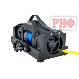 Лебёдка переносная РИФ 6000FSR c площадкой, синтетический трос