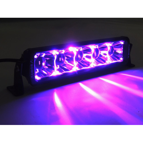 Светодиодная фара дальнего света AURORA 152 мм 45W с RGB подсветкой