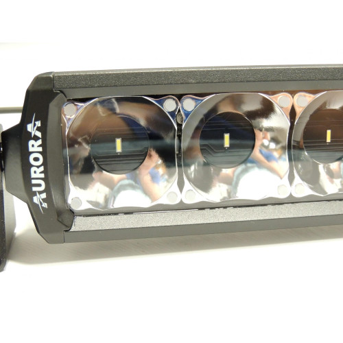 Светодиодная фара дальнего света AURORA 152 мм 45W с RGB подсветкой