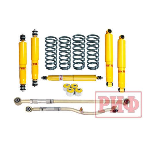 Лифт-комплект РИФ Nissan Patrol Y60 и Y61 до 2000 года лифт 50 мм (левый руль) жесткий