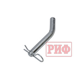 Лебёдка переносная РИФ 9.5XS c квадратом для фаркопа и проводами в сборе, короткий барабан, синтетический трос (облегченная)