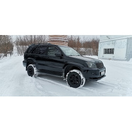 Бампер РИФ силовой передний Toyota Land Cruiser Prado 120 c защитой радиатора