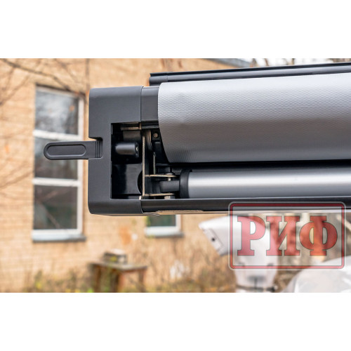 Маркиза автомобильная РИФ 2,13х2,5 м полуавтомат (винил) темно-серая