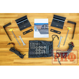 Маркиза автомобильная РИФ 2,13х2,5 м полуавтомат (винил) темно-серая