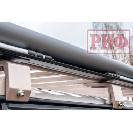 Маркиза автомобильная РИФ 2,13х2,5 м полуавтомат (винил) темно-серая