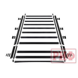 Багажник экспедиционный (платформа) алюминиевый РИФ 1600x2650 мм для ГАЗ Соболь NN с вставкой RIF008-16572 (2 места)
