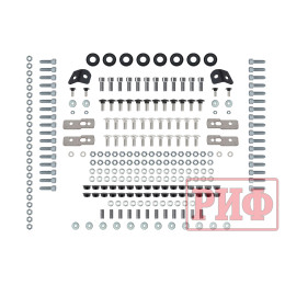Багажник экспедиционный (платформа) алюминиевый РИФ 1600x2650 мм для ГАЗ Соболь NN с вставкой RIF008-16572 (2 места)