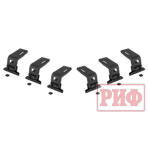 Багажник экспедиционный (платформа) алюминиевый РИФ 1350x1690 мм для Jeep Wrangler JL 2018+ (с крепежом)