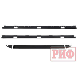 Багажник экспедиционный (платформа) алюминиевый РИФ 1350x1690 мм для Jeep Wrangler JL 2018+ (с крепежом)