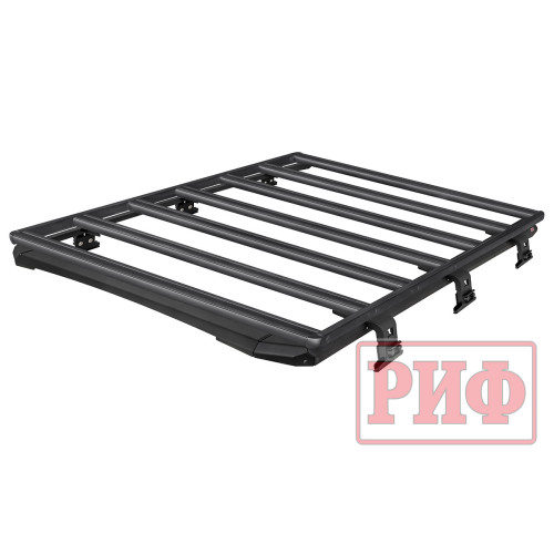 Багажник экспедиционный (платформа) алюминиевый РИФ 1350x1690 мм для Jeep Wrangler JL 2018+ (с крепежом)