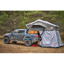 Палатка на крышу автомобиля РИФ Soft RT02-120, тент серый, 400 гр., 120х240х115