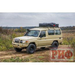 Палатка на крышу автомобиля РИФ Soft RT02-120, тент серый, 400 гр., 120х240х115