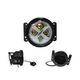 Светодиодные фара рабочего света AURORA 102 мм 40W c RGB подсветкой (комплект 2 шт)