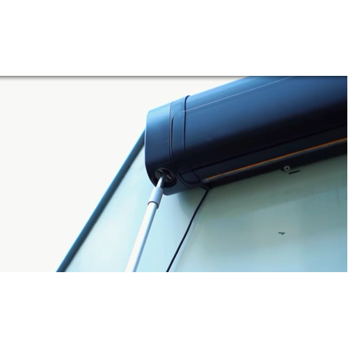 Маркиза автомобильная РИФ 2,0х1,5 м кассетная, привод механический, ручной, корпус белый