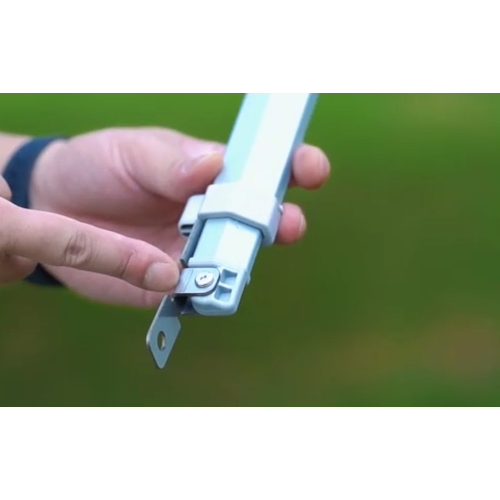 Маркиза автомобильная РИФ 2,0х1,5 м кассетная, привод механический, ручной, корпус белый