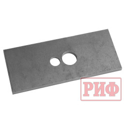 Проставка рессора-мост для ГАЗ Соболь 165х70х6 мм, диаметр отв. 22 мм