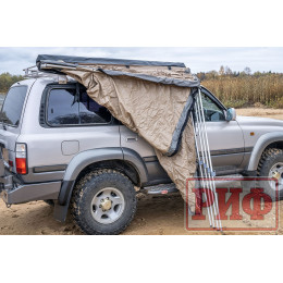 Маркиза автомобильная РИФ комбинированная (прямоугольная с веерной частью) 2,0х2,0 м (правая)