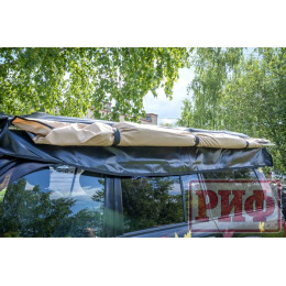 Маркиза автомобильная РИФ комбинированная (прямоугольная с веерной частью) 2,0х2,0 м (правая)