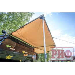 Маркиза автомобильная РИФ комбинированная (прямоугольная с веерной частью) 2,5х2,0 м (левая)