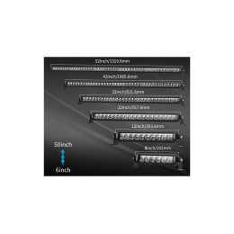 Фара комбинированного света AURORA 325 мм 50W LED