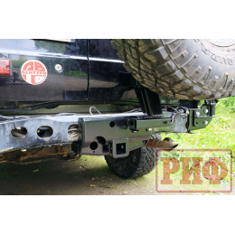 Калитка РИФ с фаркопом в штатный задний бампер Toyota Land Cruiser 105