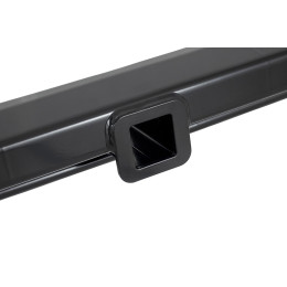 Бампер передний силовой/защита штатного бампера РИФ Renault Duster 2015-2020 с квадратом под  фаркоп и защитой радиатора 