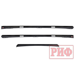 Багажник экспедиционный (платформа) алюминиевый РИФ 1150x2080 мм для Mitsubishi Pajero IV (с крепежом)