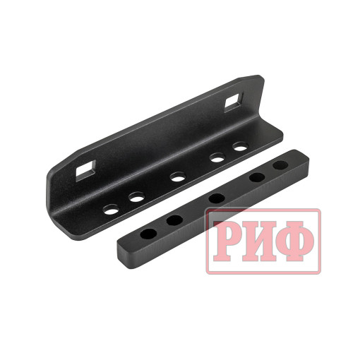 Багажник экспедиционный (платформа) алюминиевый РИФ 1150x2080 мм для Mitsubishi Pajero IV (с крепежом)