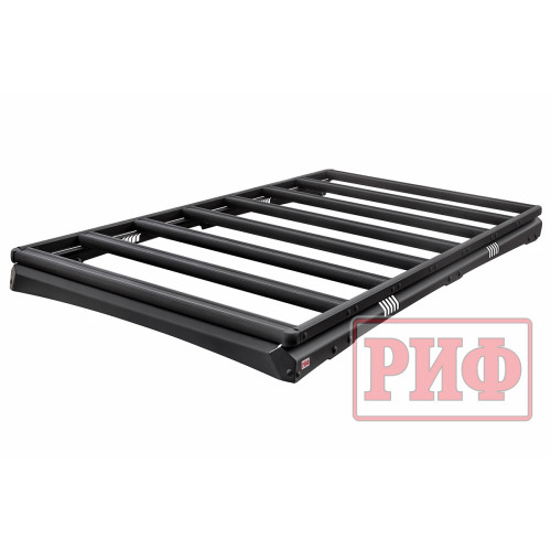 Багажник экспедиционный (платформа) алюминиевый РИФ 1150x2080 мм для Mitsubishi Pajero IV (с крепежом)