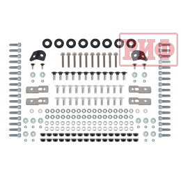 Багажник экспедиционный (платформа) алюминиевый РИФ 1150x2080 мм для Mitsubishi Pajero IV (с крепежом)