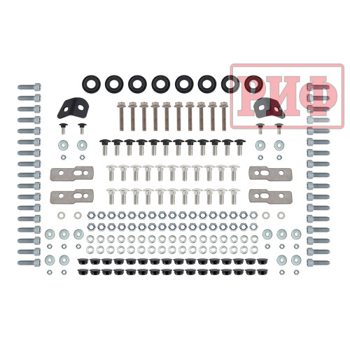 Багажник экспедиционный (платформа) алюминиевый РИФ 1150x2080 мм для Mitsubishi Pajero IV (с крепежом)
