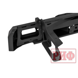 Бампер РИФ силовой задний JAC T8, SOLLERS ST8 с квадратом под фаркоп и фонарями