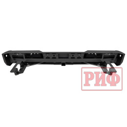 Бампер РИФ силовой задний JAC T8, SOLLERS ST8 с квадратом под фаркоп и фонарями