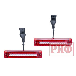 Бампер РИФ силовой задний JAC T8, SOLLERS ST8 с квадратом под фаркоп и фонарями