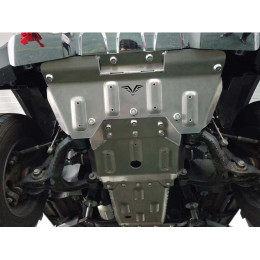 Защита Falcon радиатора, картера, РК, КПП для BAIC BJ40 (2.0T бензин), 2019-2023, алюм. 8 мм